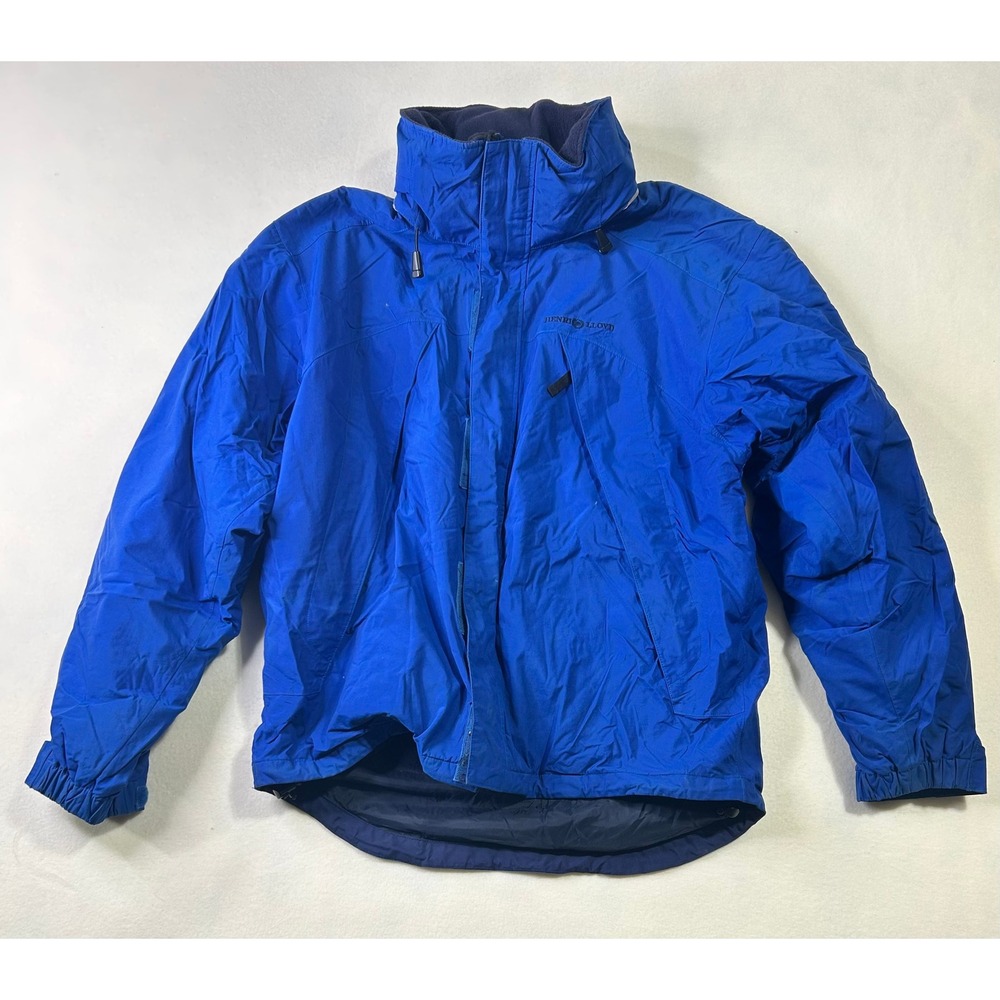 Henri Lloyd Mens Royal Blue Sailing Jacket Full Zip Size M Read